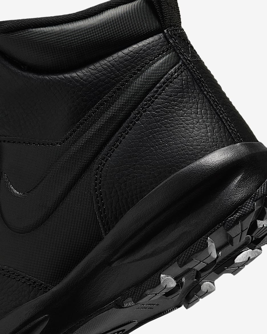 Nike manoa leather boots black sales